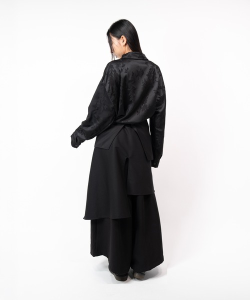 Ruze スカート Asymmetry layered wrap skirt / アシンメトリー