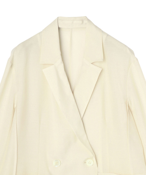 「N.O.R.C」 テーラードジャケット フリー アイボリー レディース_画像4