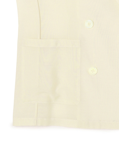 「N.O.R.C」 テーラードジャケット フリー アイボリー レディース_画像6