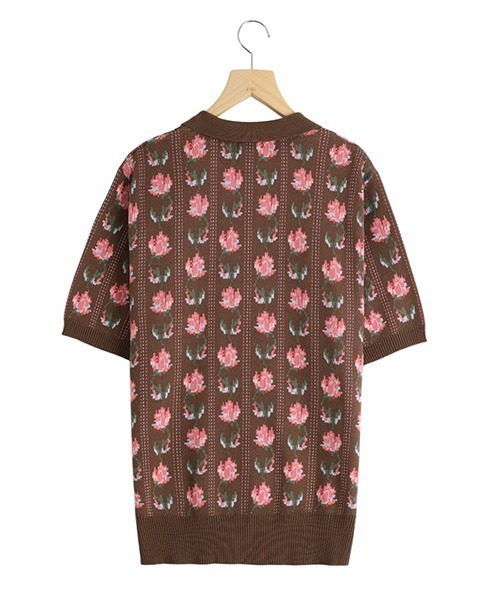 BoTT（ボット） セーター ニット BOTT / ボット：Flower S/S Knit Polo