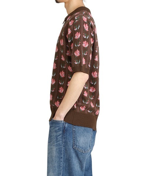 BoTT（ボット） セーター ニット BOTT / ボット：Flower S/S Knit Polo