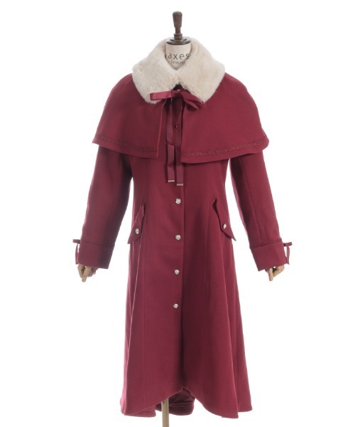 axes femme（アクシーズ ファム） ダッフルコート コート ケープセット