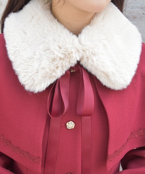 axes femme（アクシーズ ファム） ダッフルコート コート ケープセット