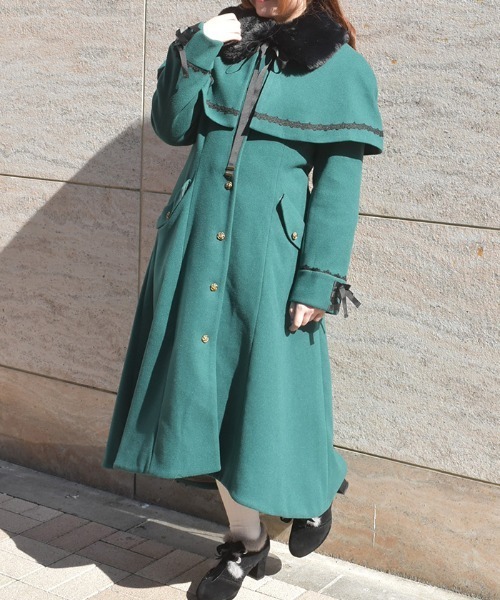 axes femme（アクシーズ ファム） ダッフルコート コート ケープセット