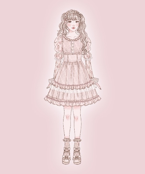 mellfy memory（メルフィーメモリー） ワンピース Angelic Sugar Lace
