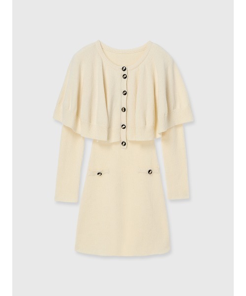 EIMY ISTOIRE（エイミーイストワール） ワンピース ケープデザイン