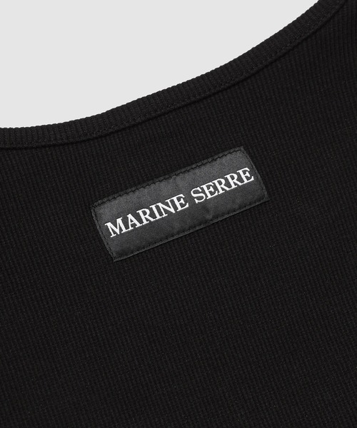 MARINE SERRE（マリーンセル） tシャツ MOON LOGO JERSEY LS ROUNDNECK