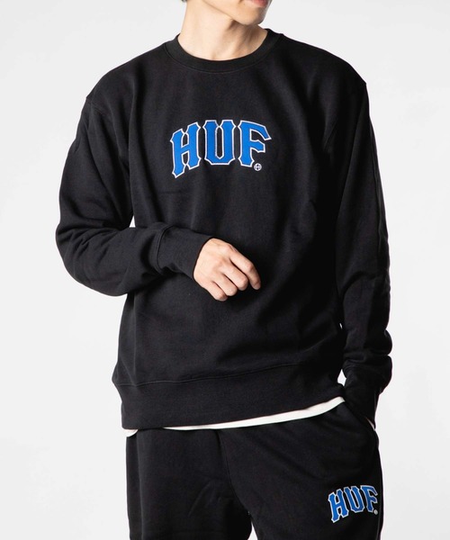 HUF（ハフ） トレーナー スウェット HUF ARCH APPLIQUE CREWNECK