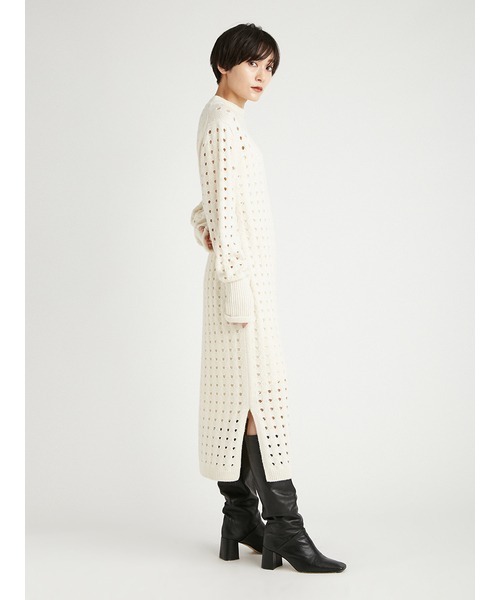 「styling/」 ニットワンピース FREE アイボリー レディース_画像3