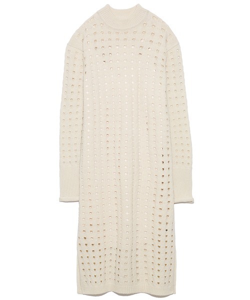 「styling/」 ニットワンピース FREE アイボリー レディース_画像4