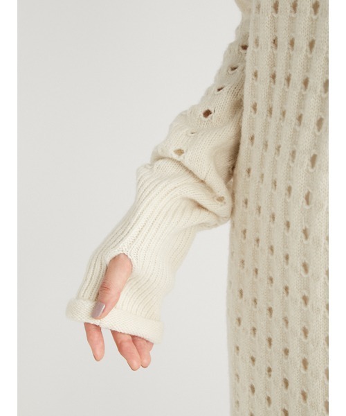 「styling/」 ニットワンピース FREE アイボリー レディース_画像5