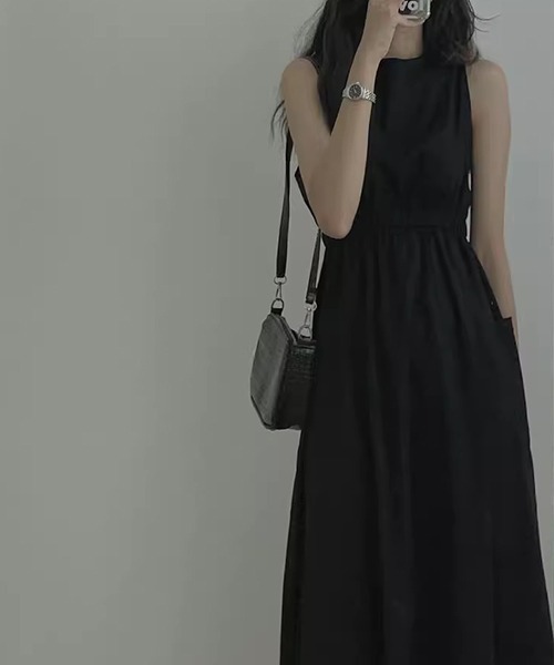 「gossip!ロサンゼルス」 「dielv」ノースリーブワンピース FREE ブルー レディース_画像6