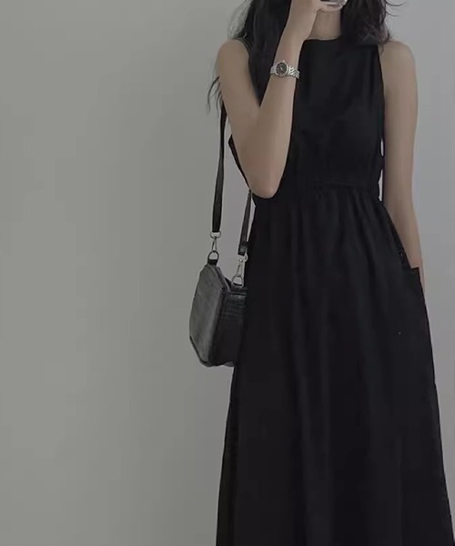 「gossip!ロサンゼルス」 「dielv」ノースリーブワンピース FREE ブルー レディース_画像8