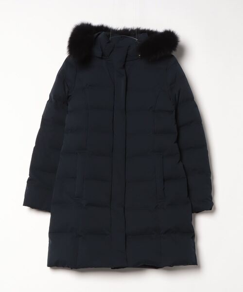 【美品】DemiLuxe beams ブラックダウンジャケット 38 Demi-Luxe BEAMS（デミルクス ビームス） ダウンコート 38 ブラック