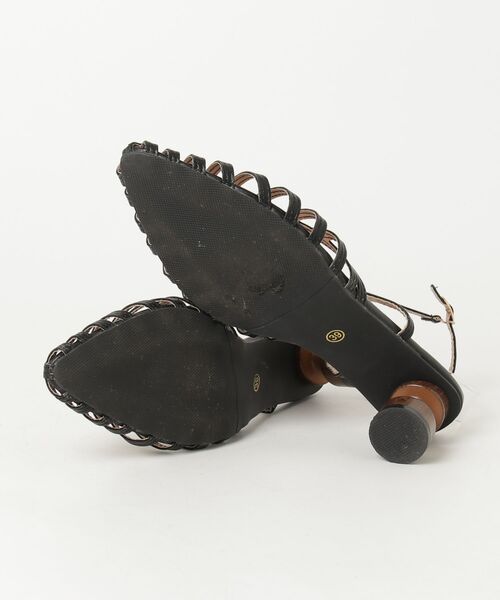 「BEAUTIFUL SHOES」 ヒールサンダル 39 ブラック レディース_画像3