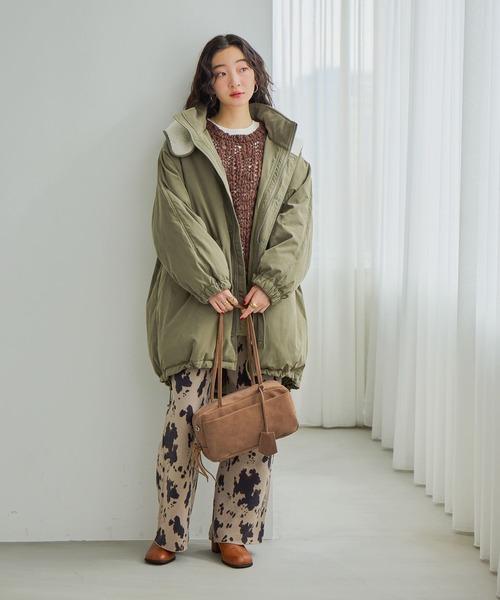 niko and…（ニコアンド） ニット セーター ウールMIXチャンキーニット