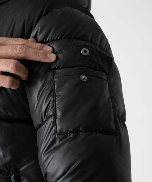 MK MICHEL KLEIN HOMME ダウンジャケット ダウン 「中綿ブルゾン」フー
