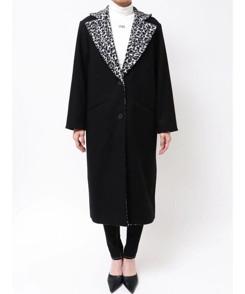 GYDA（ジェイダ） ダウンコート ダウンジャケット leopard slim long
