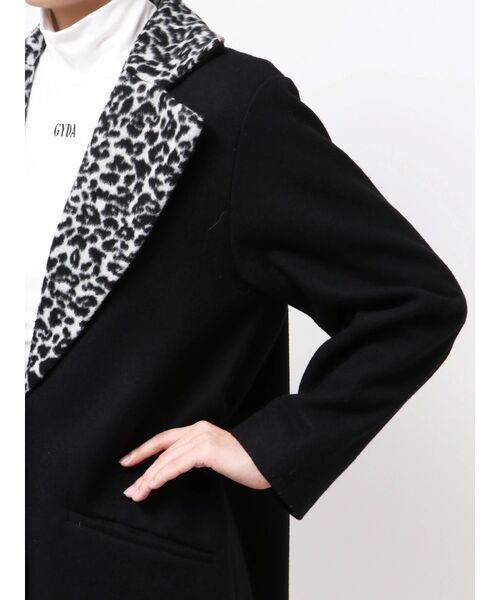GYDA（ジェイダ） ダウンコート ダウンジャケット leopard slim long