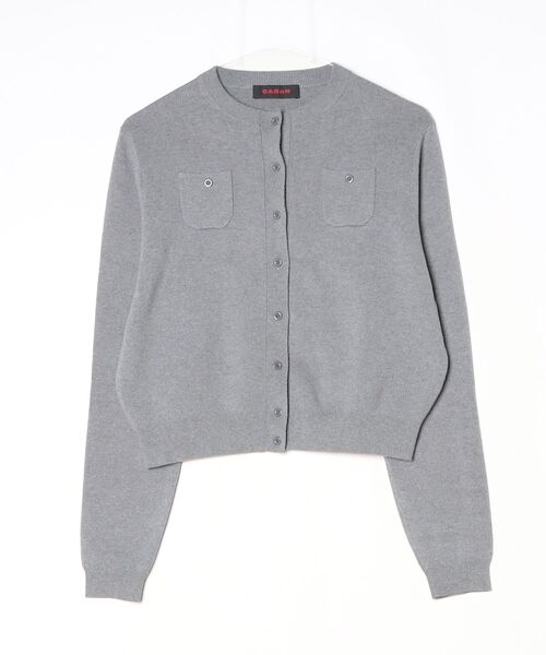 CABaN ダークグレー カーディガン s CABaN（キャバン） ニットカーディガン S グレー レディース