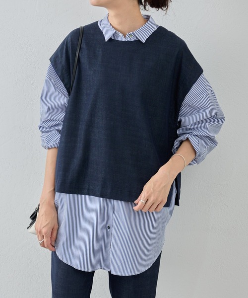 ビアズリー　ベスト BEARDSLEY（ビアズリー） ベスト FREE ライトグレー レディース