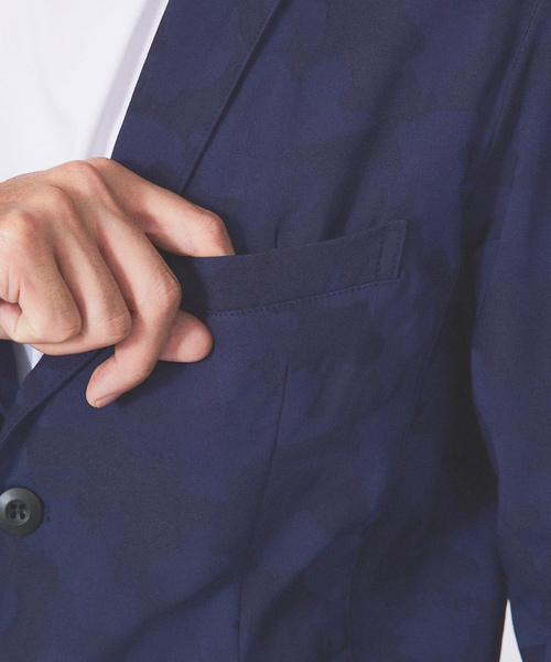 「ABAHOUSE GRAY」 テーラードジャケット 50 ブラック メンズ_画像9