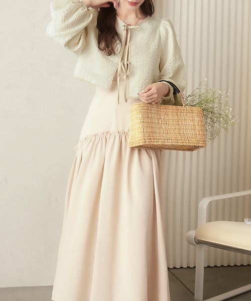 「Meiru」 長袖ブラウス LARGE クリーム レディースの画像9