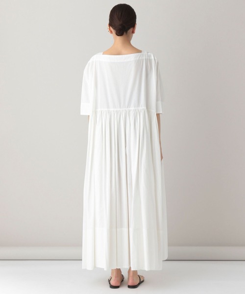 Curensology（カレンソロジー） 7分袖ワンピース 38 ブルー レディース