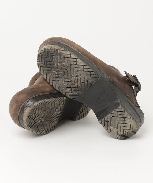dansko（ダンスコ） フラットサンダル 38 ブラウン レディース