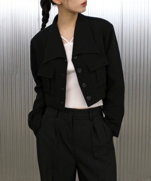 「FOLLOWIN」 ジャケット FREE ブラック レディース_画像3