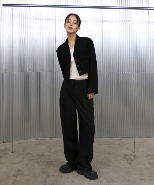 「FOLLOWIN」 ジャケット FREE ブラック レディース_画像7