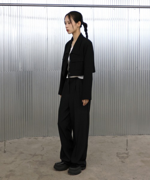 「FOLLOWIN」 ジャケット FREE ブラック レディース_画像8