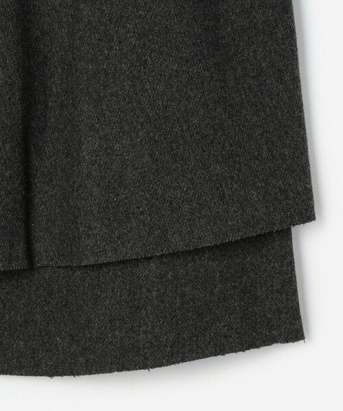 「Bshop」 ノーカラージャケット ONE チャコール レディース_画像6