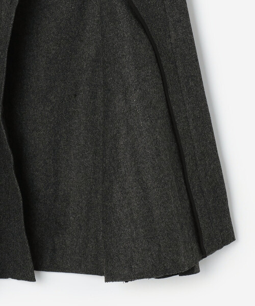 「Bshop」 ノーカラージャケット ONE チャコール レディース_画像7