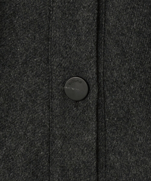 「Bshop」 ノーカラージャケット ONE チャコール レディース_画像8