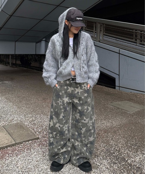 ジーンズ 星柄カーブパンツ メンズ レディース : ZOZOTOWN Yahoo!店