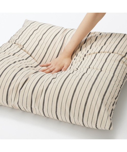 無印良品（MUJI） クッション クッションカバー 綿洗いざらし大判