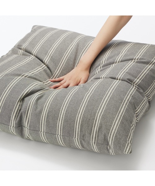 無印良品（MUJI） クッション クッションカバー 綿洗いざらし大判