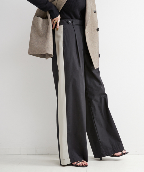 「B.C STOCK」 「Simplicite」パンツ MEDIUM ブラック レディース_画像7