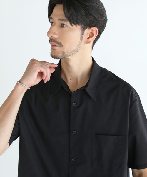 「SPU」 半袖シャツ S ブラック メンズ_画像4