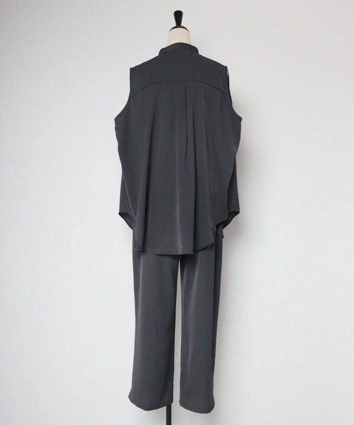 「Bonjour Sagan」 セットアップ FREE チャコールグレー レディースの画像5