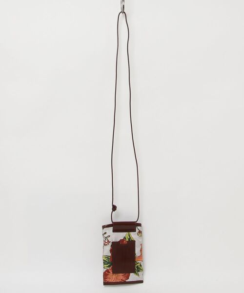 「manipuri」 花柄ショルダーバッグ - ブラウン レディース_画像2