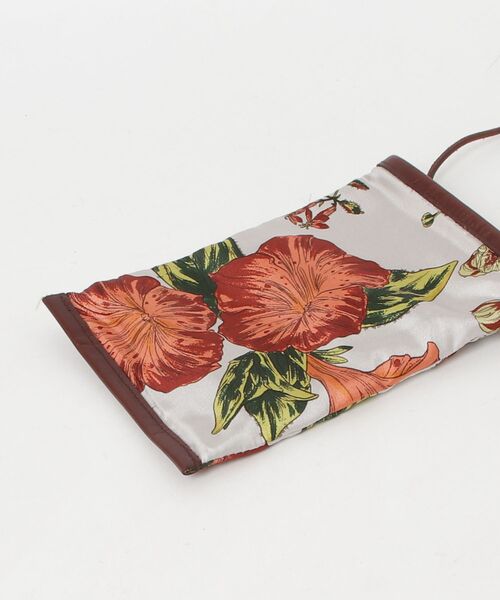 「manipuri」 花柄ショルダーバッグ - ブラウン レディース_画像3