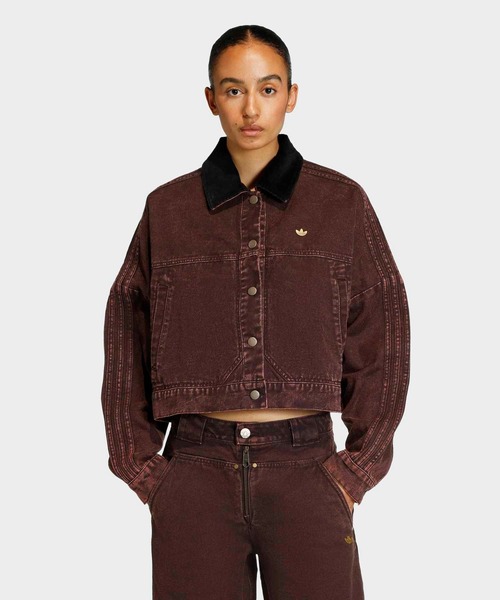 adidas（アディダス） コート アウター キャンバス トラックトップ