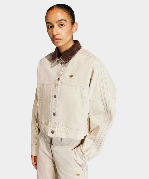 adidas（アディダス） コート アウター キャンバス トラックトップ