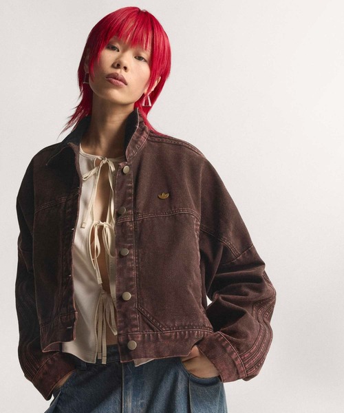 adidas（アディダス） コート アウター キャンバス トラックトップ