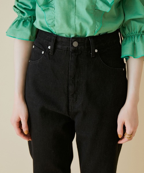 「PICCADILLY」 デニムパンツ S ネイビー レディース_画像9