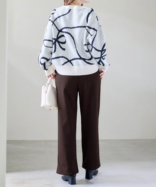 「alotta」 イージーパンツ LL ブラック レディース_画像8