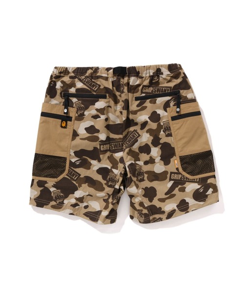 「A BATHING APE」 ショートパンツ「GRIP SWANYコラボ」 X-LARGE ベージュ メンズの画像