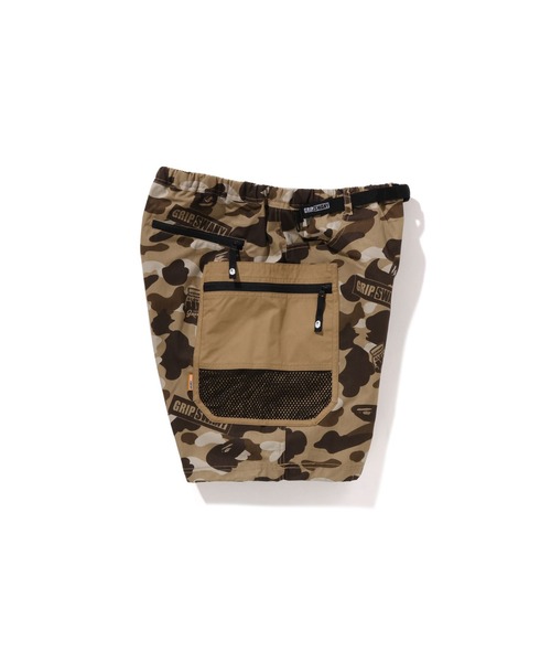 「A BATHING APE」 ショートパンツ「GRIP SWANYコラボ」 X-LARGE ベージュ メンズの画像